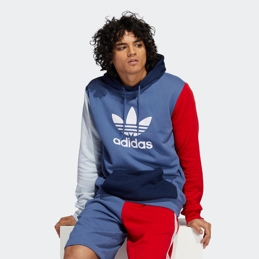 Adidas Colorblocked Trefoil Hoodie P J Footwear