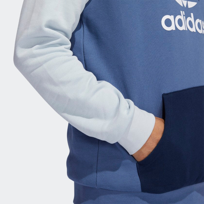 Blocked online trefoil hoodie